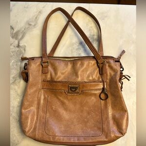 The Sak leather shoulder bag purse